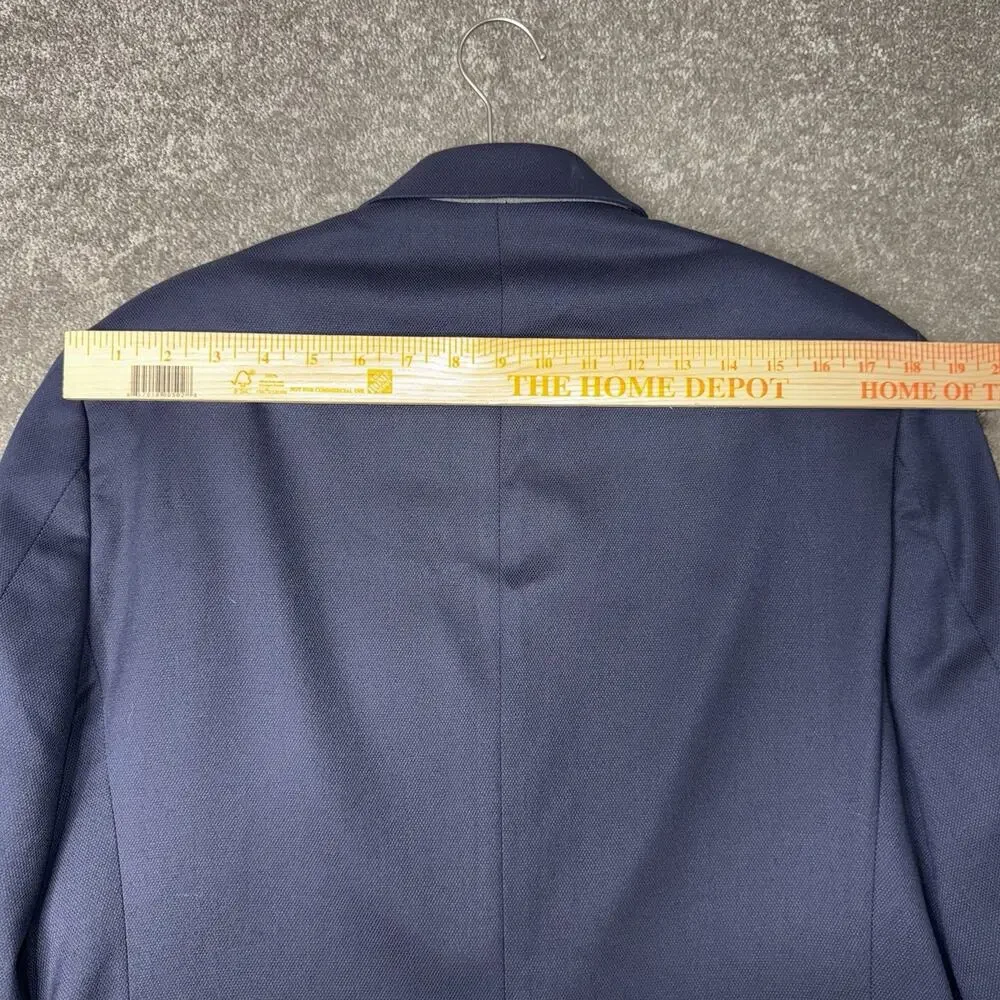 Michael Kors 38R‎ Navy Blue Blazer Classic Fit Two Button Suit Sport Coat Jacket